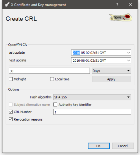 xca-crl-generation